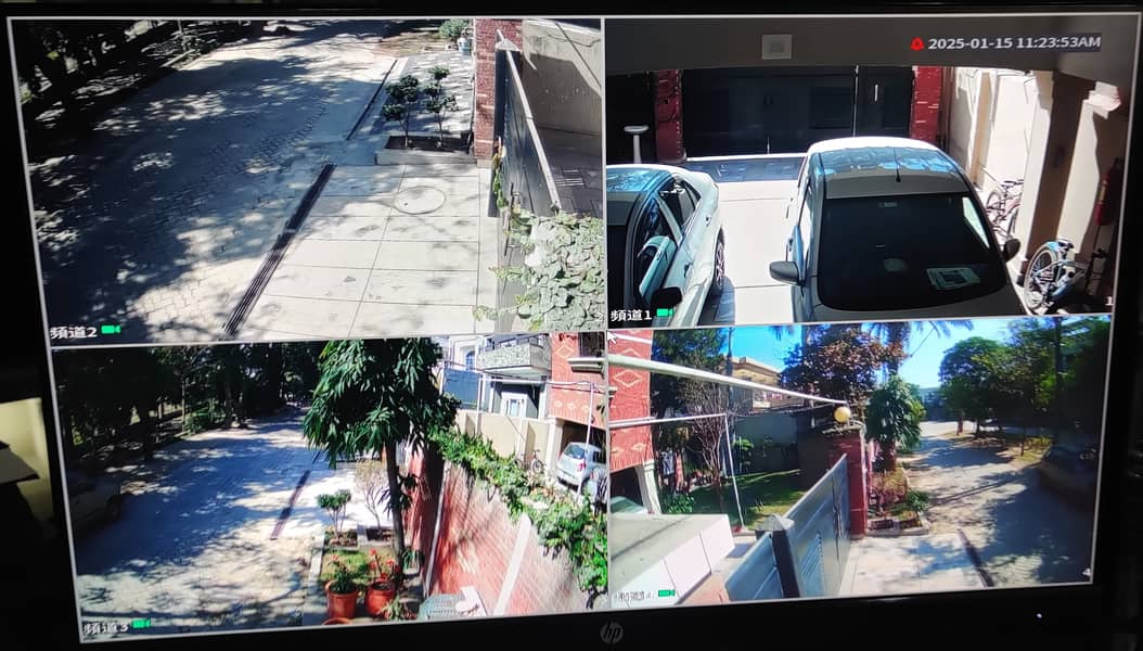 CCTV Complete SetUp Dauha XVR 8 MP with 4 Cameras FIX PRICE 10