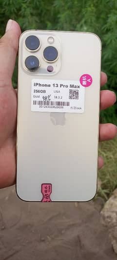 iphone 13 pro max 256gb golden color 98 health best condition