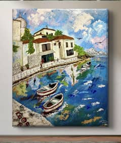 Whispers of the Coast.  25 x 30 cm | Acrylics on Canvas