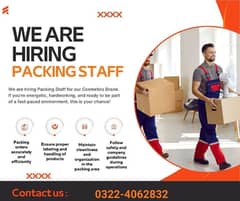 Packing staff - Male Jobs - Packer