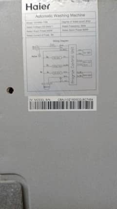 Haier automatic dryer mashine