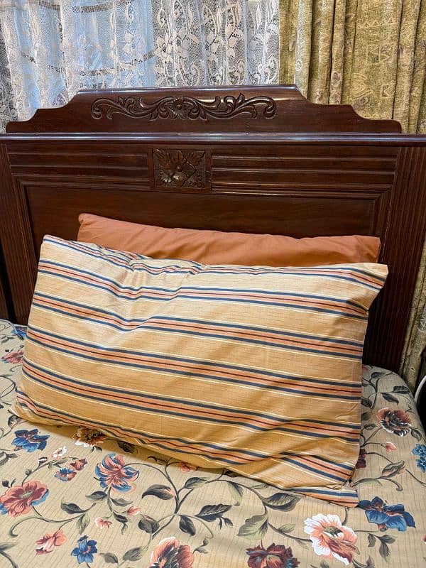 Two Single Beds with Side Tables and Mattresses 3