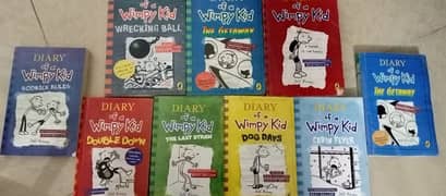 wimpy kid collection  9 books