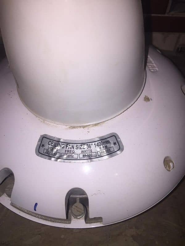 Celling fan 100% copper winding pak fan 56"inch. (02) 3