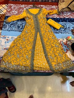 heavy Mehndi dress (Bridal wear)