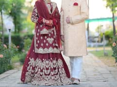 bride and groom wedding dresses