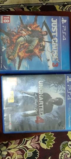uncharted 4 and just cause 3