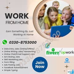 Part time/full time/Online/Assignments/Typing/Data entry/Student/Teach