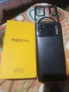 Poco M3.128GB. 4+2 GB Ram  box saath all ok