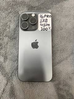 iphone 16 pro 128gb FU 100 %
