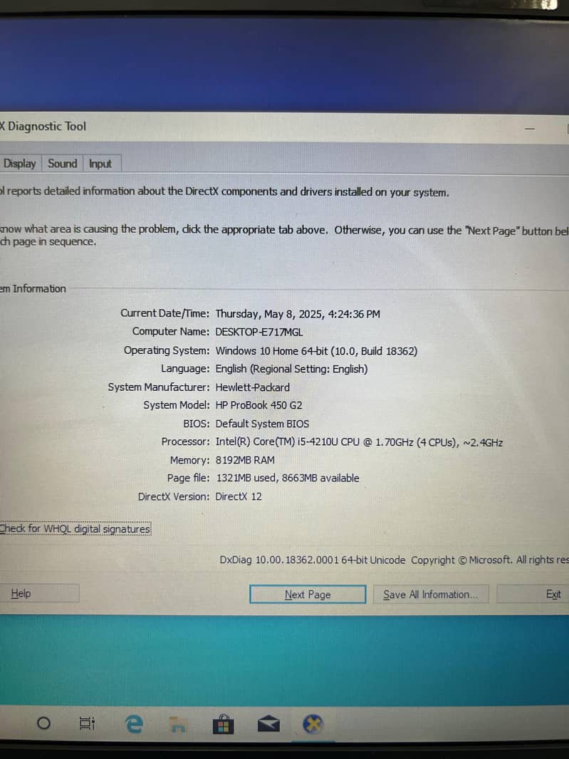 Hp Probook 450 G2 i5 4th Generation Awesome Laptop 4
