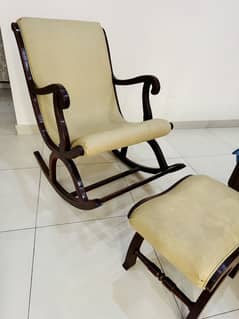 Rocking chair & foot rest