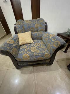 5 seater sofa set with cushions
