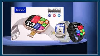 Sim Supported Android Smartwatch With Camera | Telzeal TC41 | TC42 |5G