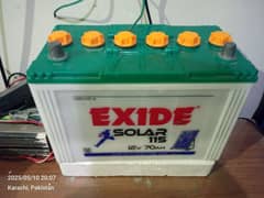 Exide Solar 115 12v 70AH