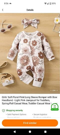 baby gir romper
