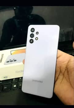 samsung a32 mobile with complete box brand new condition