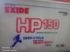 2 OSAKA BATTERY DEEP CYCLE HP 150, 100 AH