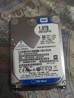 WD 1TB HDD For Laptop For Sale