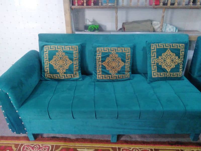 l shaped sofa set in new condition 1