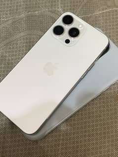 Iphone 15 pro max white titanium (jv)
