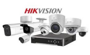 4 Camera cctv  Setup  hikvision brand