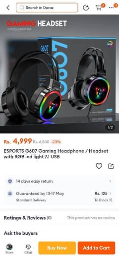 G607 Gaming Headphones