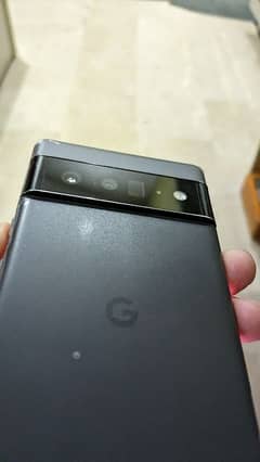 Google pixel 6 pro, minor dot top right