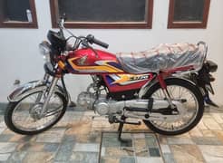 Honda CD 70 Red 2025 First Owner 10/10 condition