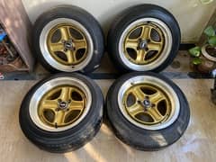 Work Equip 15 inch rims with tyres