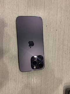 iphone 14 pro max deep purple with box
