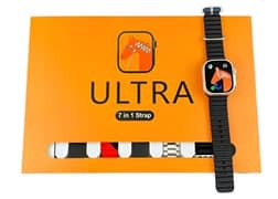 7 in 1 ultra art watch with 7 straps and wireless charging Bluetooth