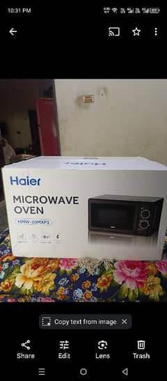 Haier oven