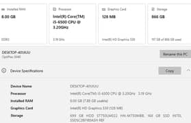 Gaming pc | Core i5 6th Gen | 8GB RAM | 180GB SSD + 720GB HDD