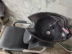 Hair washing unit