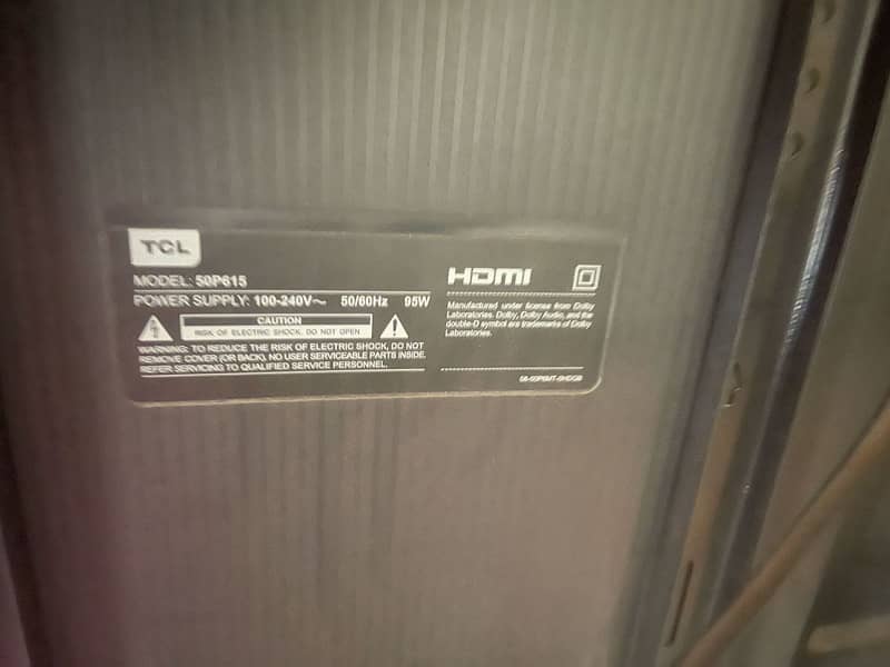 TCL smart Android LCD 50Inch 0