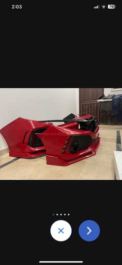 Type R bumpers for Civic X