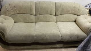 Sofa Set with Velvet Fabric