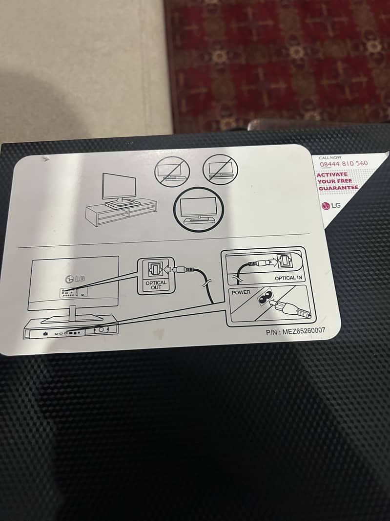 Sound bar lg with all functions 3