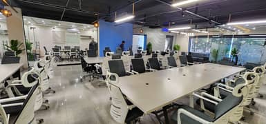Fully Furnished Office Available For Rent At The Price Of Non Furnished