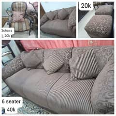 2.    (6)SEATER SOFA