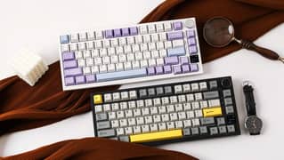Ajazz AK820 Pro 75% Wireless Mechanical Keyboard with TFT Screen, RGB