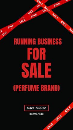 Running Perfume Business for Sale
