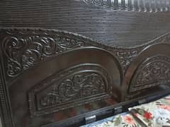dabl bed with said table and dressing table