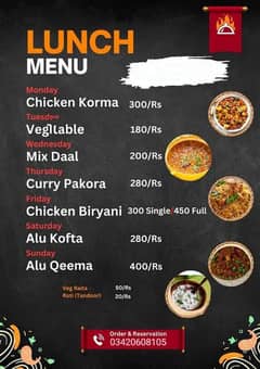 Home Kitchen  Tiffin service in ISL/RWP Ghr ka Khana - Ab Rozana!
