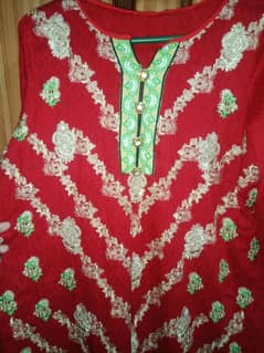 fancy embroidered lawn dress with jorjat embroidery dupatta