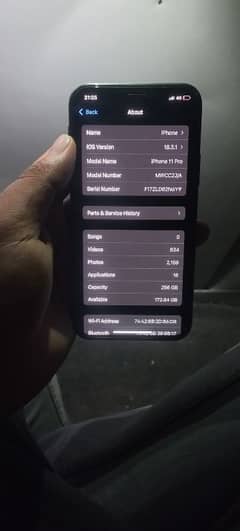 11 pro dual PTA approved 256 gb All OK 68 battery
