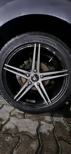 Alloy Rim & Tyre For Sale