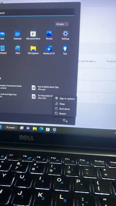 Dell Core i7 8th generation 16gb Ram 250gb ssd hard