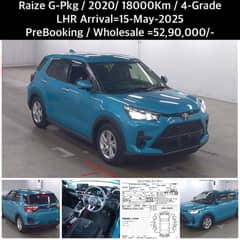 Toyota Raize 2020 4 Grade May 2025-Imp rocky 2021 2019 yaris 2022 2021